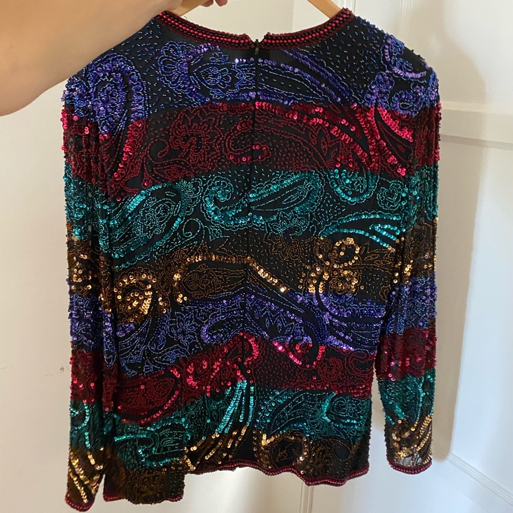 Amazing Vintage Beaded Top